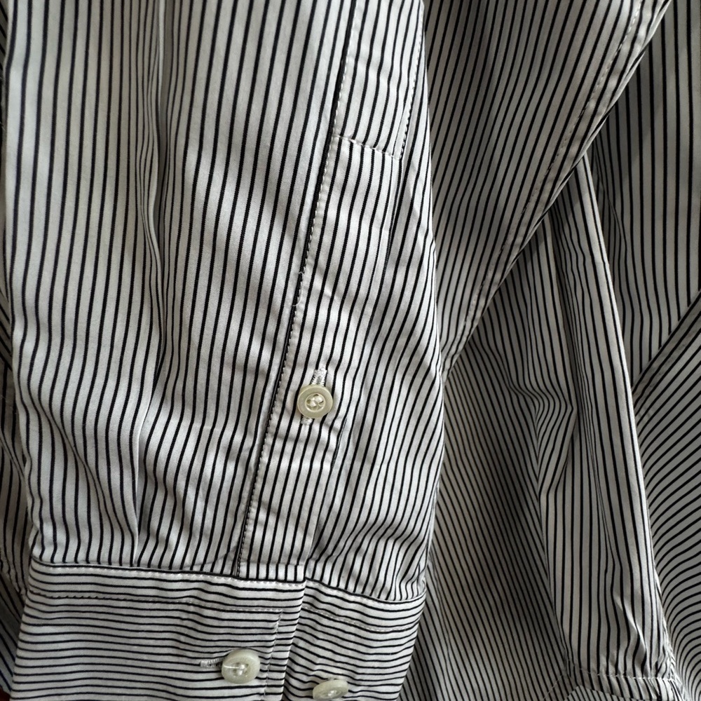 Balenciaga Monochrome Striped Button Down Shirt oversized - Picture 6 of 12